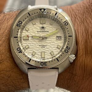 ADDIESDIVE Men's Diver 200M Synthetic Sapphire NH35 Automatic Dive Watch 43.8mm